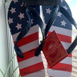 Men’s American Flag Flip Flops